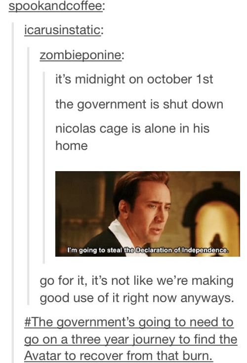 winchestercaptains:officialtribble:How History Books Will Remember The Government Shut Down: A Maste
