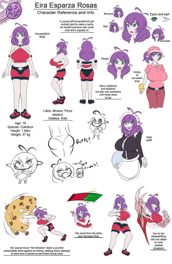 sliceofppai:  Updated Eira’s character sheet with her newest design and some updated info :DClick for bigger pic