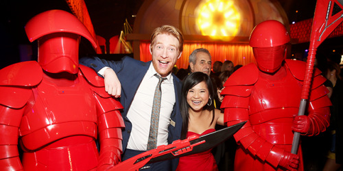 dgleesonsource:Domhnall Gleeson’s leading ladies, 2/?→ Kelly Marie Tran, Star Wars: The Last Jedi → 