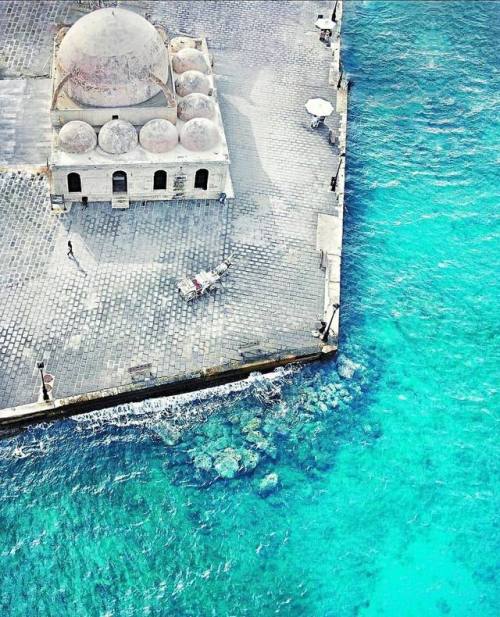 gemsofgreece:The Küçük Hasan Pasha Mosque or Yalisi Cami (Mosque of the Sea) is the only preserved m