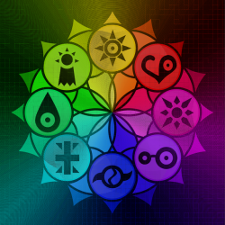 enigmaparadoxdesign:Digimon Crest ,Mandala,