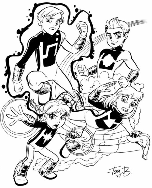 comicnate:Power Pack by Tom Bancroft