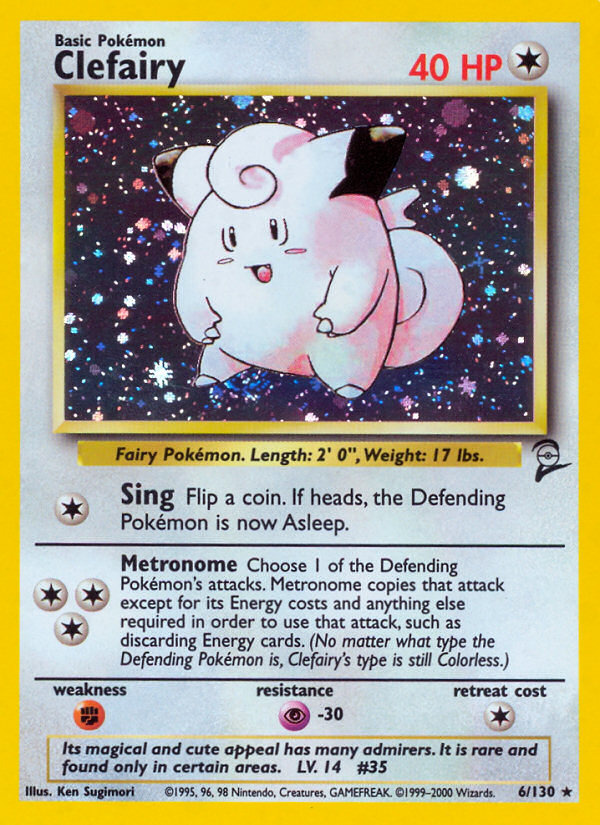 clefairy pokemon card