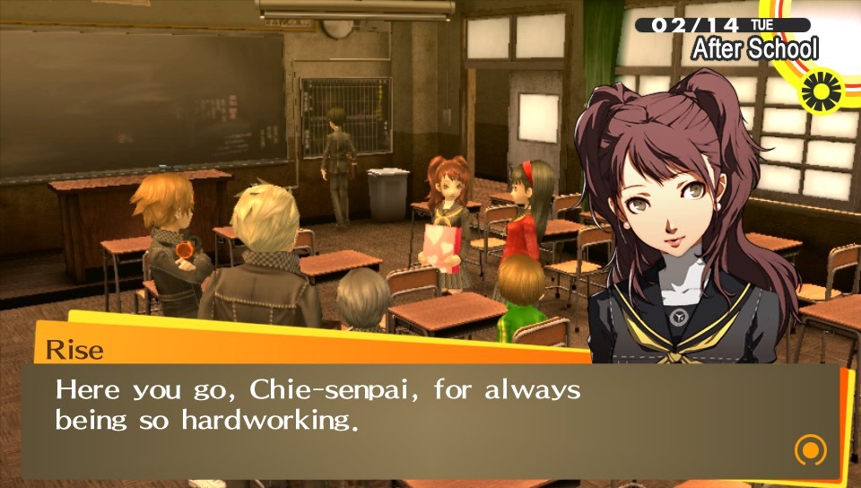 Persona 4 The Golden: Chie vs. Valentine&rsquo;s Day &frac14; A normal start