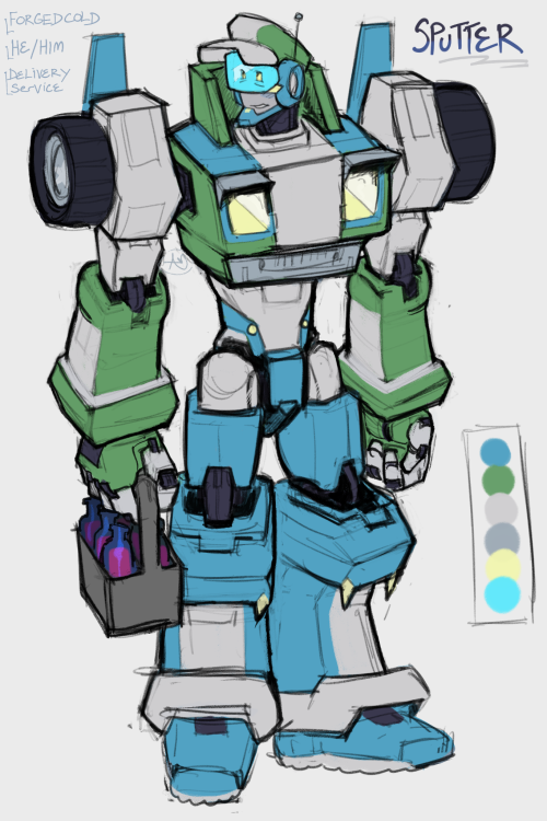 Official Tfsona Design Just Dropped Guys, He's A Delivery Boy