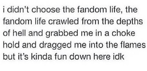 thesweetfandomlife:  &ldquo;It’s fun but sometimes my feelings burn by the