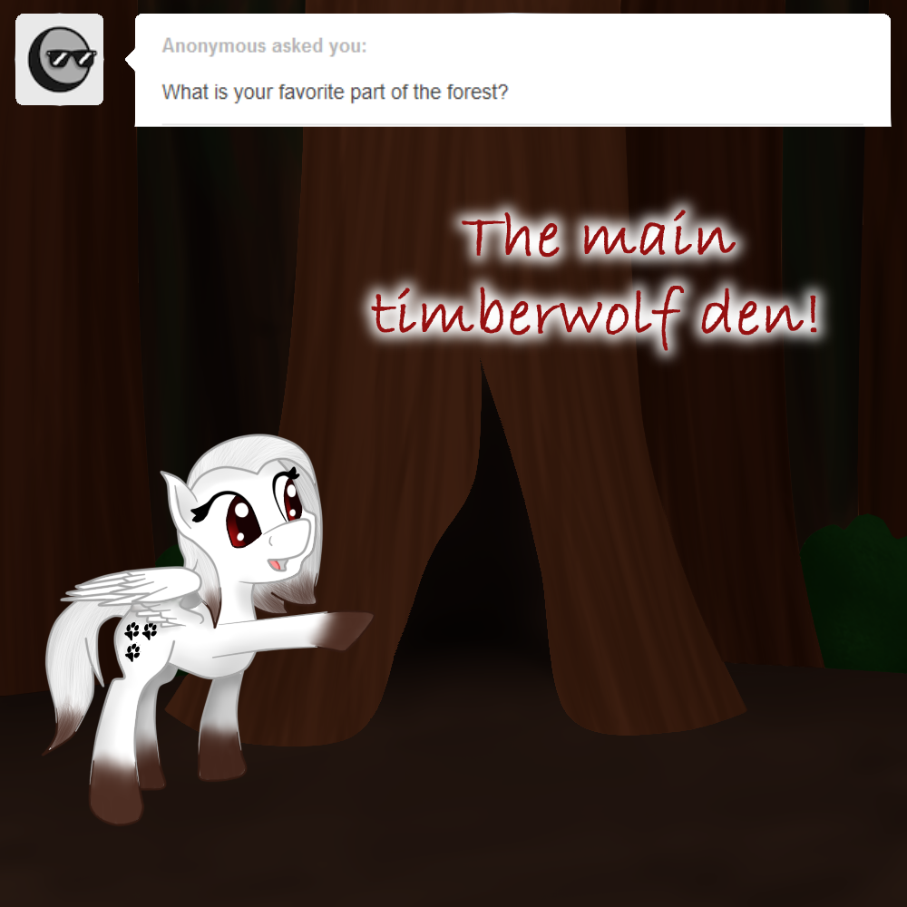 askpawprints:  ((Someone mentioned earlier that her hooves were blending in to the