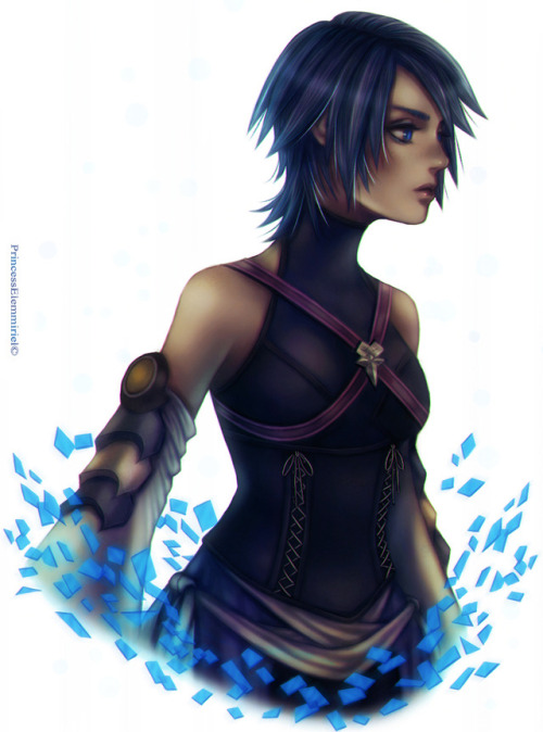 princesselemmiriel: Aqua and Xion (Broken Heart)  April KH illustrations, this time of two of m