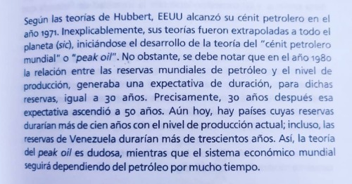 Según las teorías de #Hubbert, EEUU alcanzó su #CénitPetrolero en el año 1971. Inexplicablemente, su