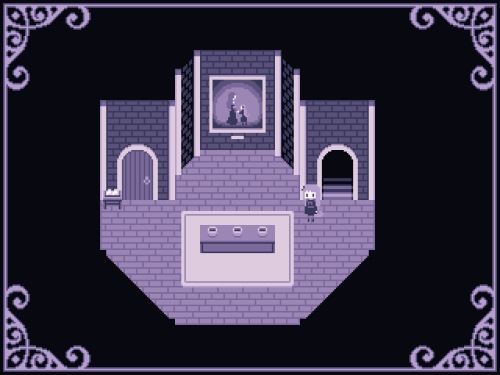 clockworkprincedev: - Lavender - Made for the Pixel Horror Jam 2016. An alternate take on the classi