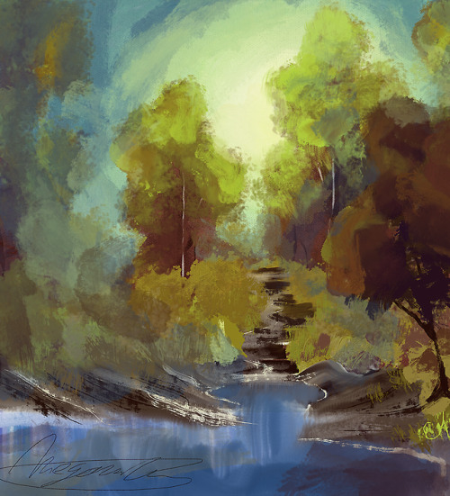 So there’s this challenge in a friend’s server where you paint along to episodes of Bob 