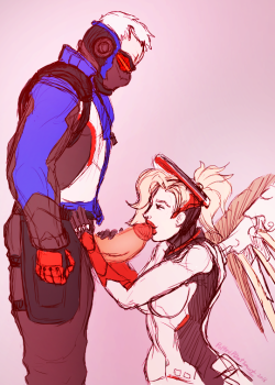 pottedplantsmut:  pottedplantsmut:  The Mom and Dad of Overwatch starting to make more hero’s.  Reblog 