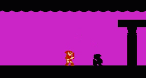 artetthoughts: Link faces his shadow in 1987, and again in 2014. 