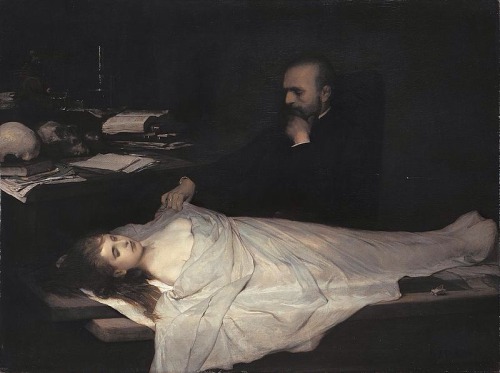 summerlilac:  The Anatomist, 1869 - Gabriel von Max