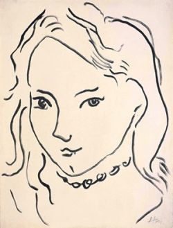 colin-vian:    Henri Matisse - Portrait de Marguerite, 1906-07. Brush and India ink on paper 