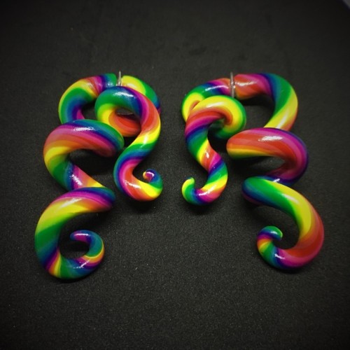 Celebrate National Coming Out Day with some custom made rainbow jewelry. Crafted by an honest to god