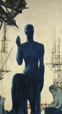 amare-habeo:  Marcel Delmotte (Belgian, 1901-1984)Resurrection, 1958Oil on canvas, 250 x 140 cm