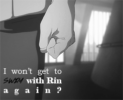 Haru + Body language: Hands (Alternative title: “The one where Rin is Haru’s motivational driver”)