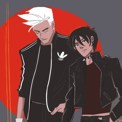 falsefauxfox: Just Two Pretty Asians strolling in the Moonlight. Y'all i am running out of fanfics t
