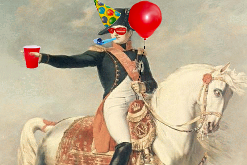 gapingfurnace:  napoleon bonaparte  more like napoleon BORN2PARTY  