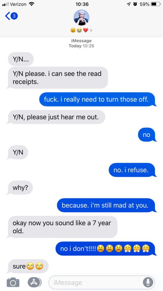Text Reaction: