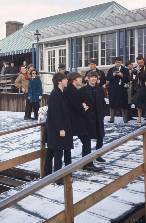 demonzebr: The Beatles are taking a tour of Central Park, February 7, 1964. (Photos by Bettmann