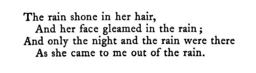 megairea:Arthur Symons, from Rain on the Down; Silhouettes: Poems, 1892
