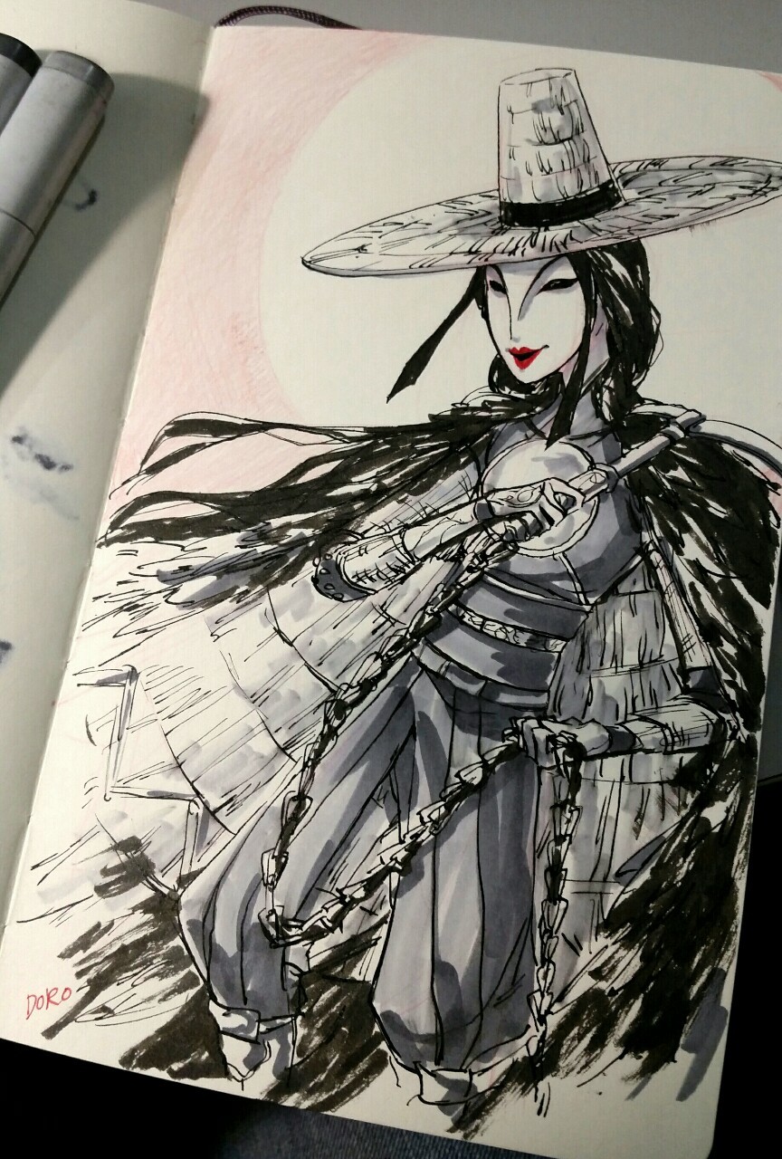 dorodraws:  My Inktobers this week! Unfortunately I missed a day but hopefully I