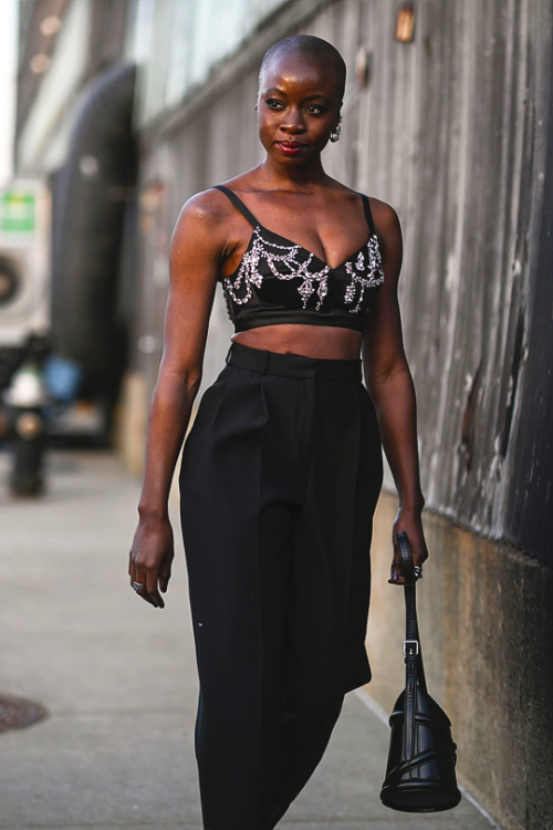 rob-pattinson:DANAI GURIRA2022 | Alexander McQueen A/W 2022 Show, New York (March 15)