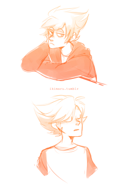 some anon asked for a ref of Dirk’s hair but I just drew these and gave up rip