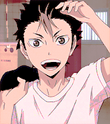 allenswalkers:  “He’s a little guy, but incredibly charismatic, the libero is not just the guardian. He also encourages the team from behind…He’s a truly outstanding libero”  Nishinoya Yuu requested happyandlive 