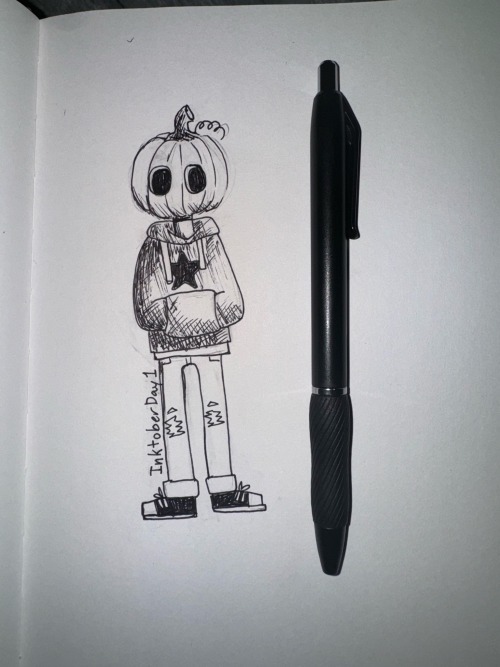 Day 1 Of Inkrober (drawing Randomly Instead Of Doing The Prompts Since They Kind Of Suck This Year)