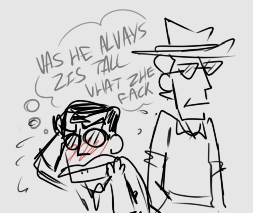 Medic and Sniper are the same height on the official chart but like. what if he’s just slouching&hel