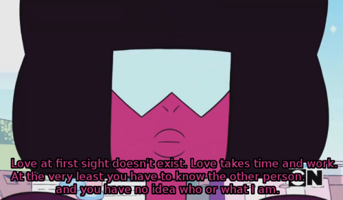 greenwithenby: overlookingsunset: lennythereviewer: While Garnet’s message is very important a