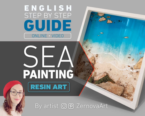 Gorgeous 3D Resin Seascape Classes from Artist Elena Zernova I’ve been following Ukrainian Artist El