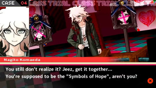 komahina-hell:  sleeplessthenight:  so i was rewatching sdr2 and can we just appreciate how salty Komaeda is to Hinata during the 4th trial? like?.. L MAO and Hajime’s just like…  Get fucking rekt Hajime -Komaeda 