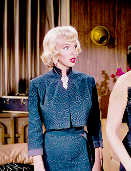 claudiacardinale: Marilyn Monroe + favourite outfits in Gentlemen Prefer Blondes (1953) dir. Howard 
