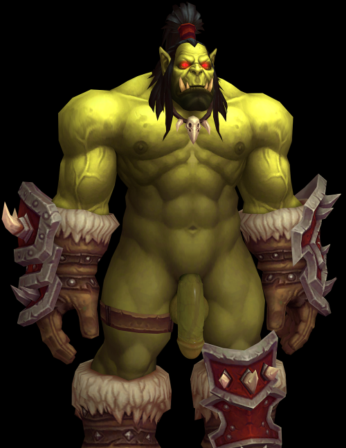 warlordrexx:  Oops, totally forgot.  People wanted him with a  5 Strength enchant on his dong.  Here you go. 