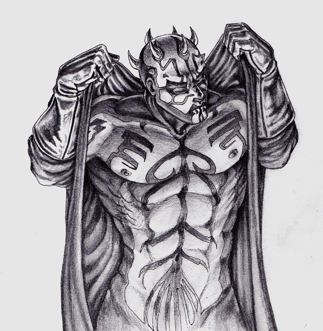 Preparing for meditation by furball891 on DeviantArt “Darth Maul. Because Darth Maul. ------ I don't own him.”   Please 