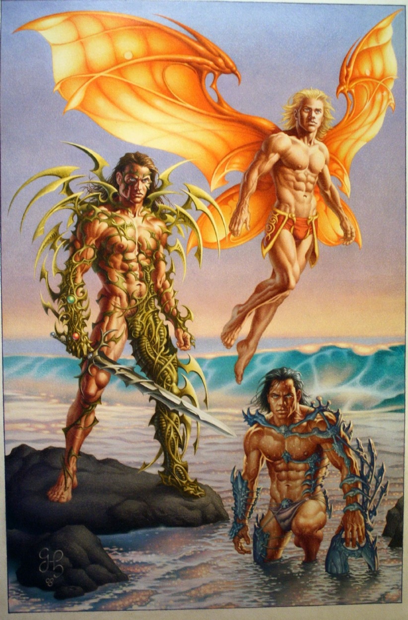   The Men of Michael Turner: Malikai of Soulfire, Ian Nottingham of Witchblade, and