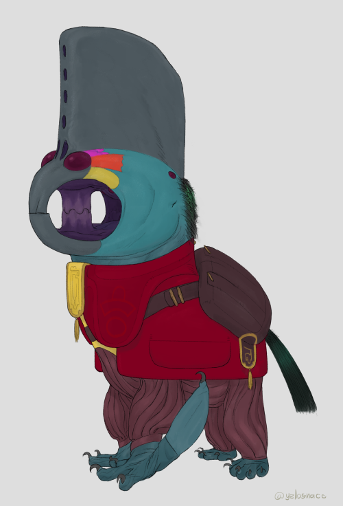 Finally Finished A Pic Of Fueem In Their Warm Study/traveling Outfit. They Are A Fancy One, Who Can Afford