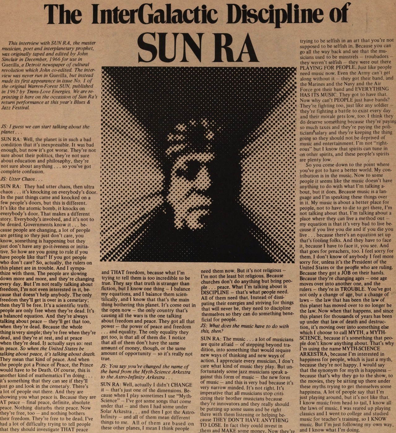 magictransistor:  Sun Ra &amp; his Astro Infinity Arkestra 