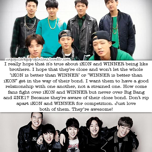 Unpopular K Pop Opinions I Really Hope That It S True About Ikon And Winner