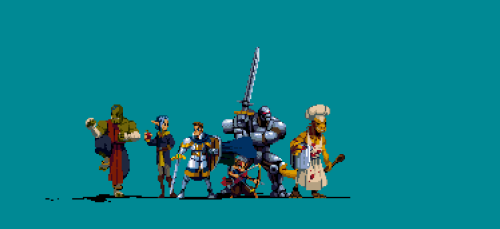 it8bit:  RPG Party: The Heroes of WildnightSeries by  Vitor TD Oliveira || IG