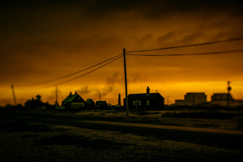 Dungeness at sunset by stocks photography. Dungeness beach in Kent, England. flic.kr/p/spNh1