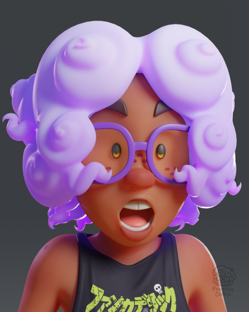   An expression for my 3D model of my OC Simone