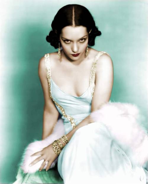 fuckyeahmodernflapper:Colorized Lupe Velez.