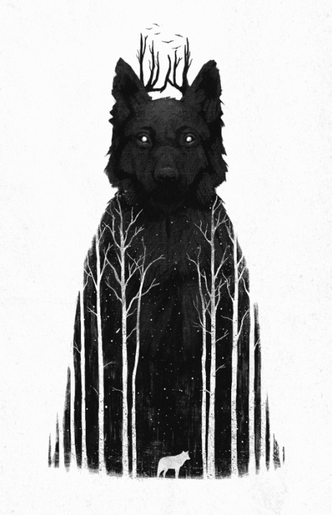 bestof-society6:  ART PRINTS BY DB ART    The Wolf King   Standing Tall   Wolfy 