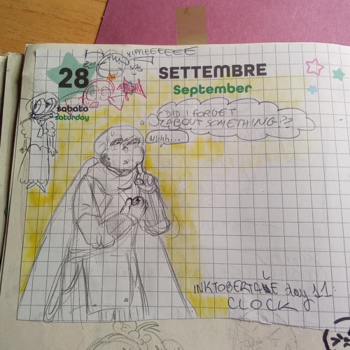 INKTOBERTALE DAY 11: CLOCK
