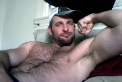 gettingmehard:  × GETTING ME HARD ×» Tumblr ×× Twitter «   Daddy Morgan Black! Yum!